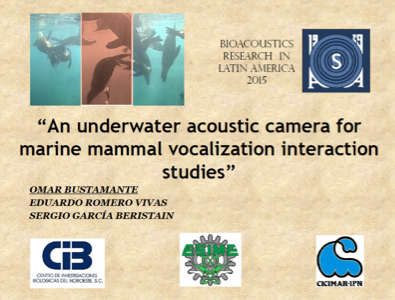 An underwater acoustic camera for marine mammal vocalization interaction studies